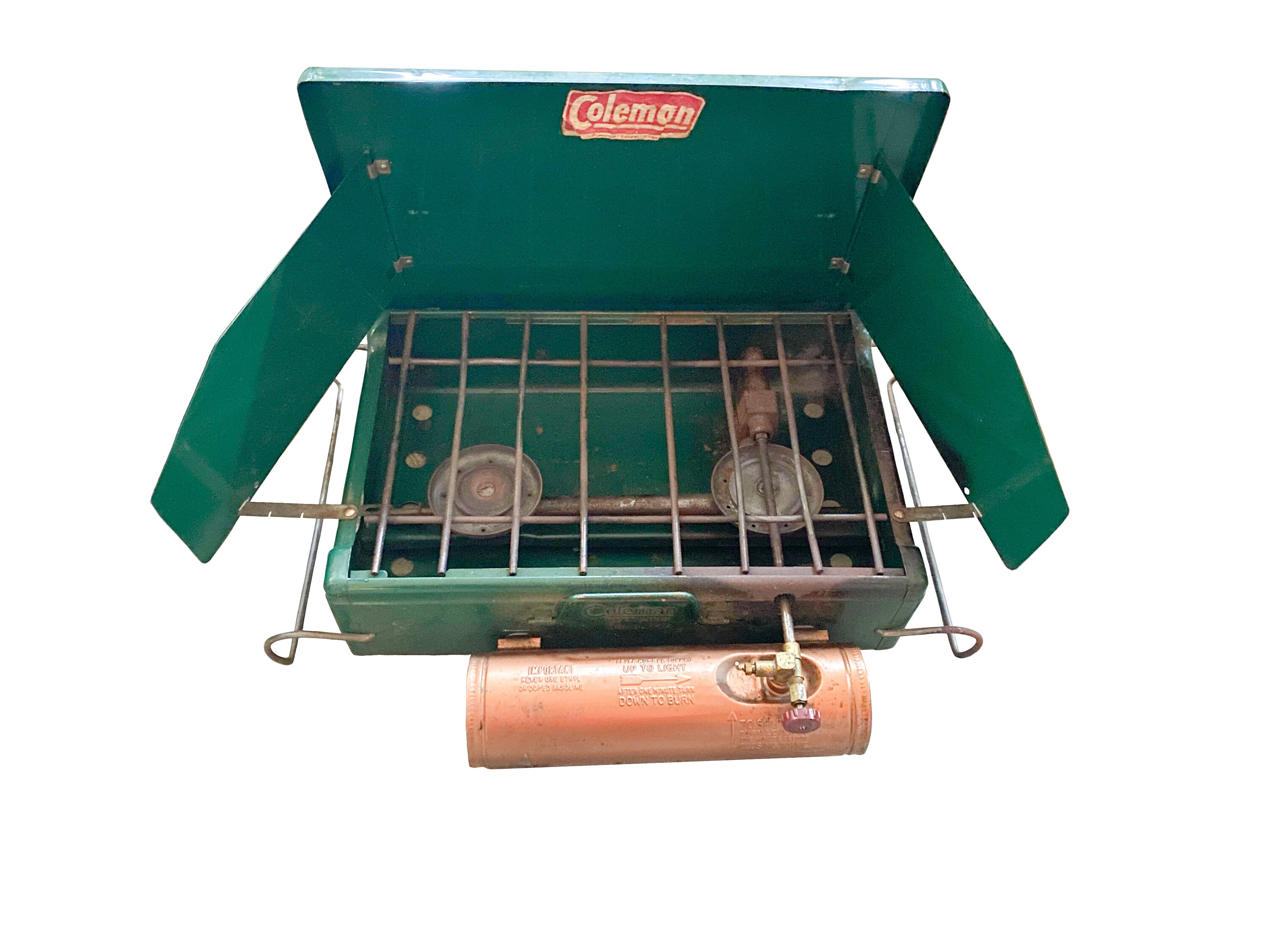 Coleman 4M Retro Camp Stove Fuel-burning Two Burners Green - Etsy
