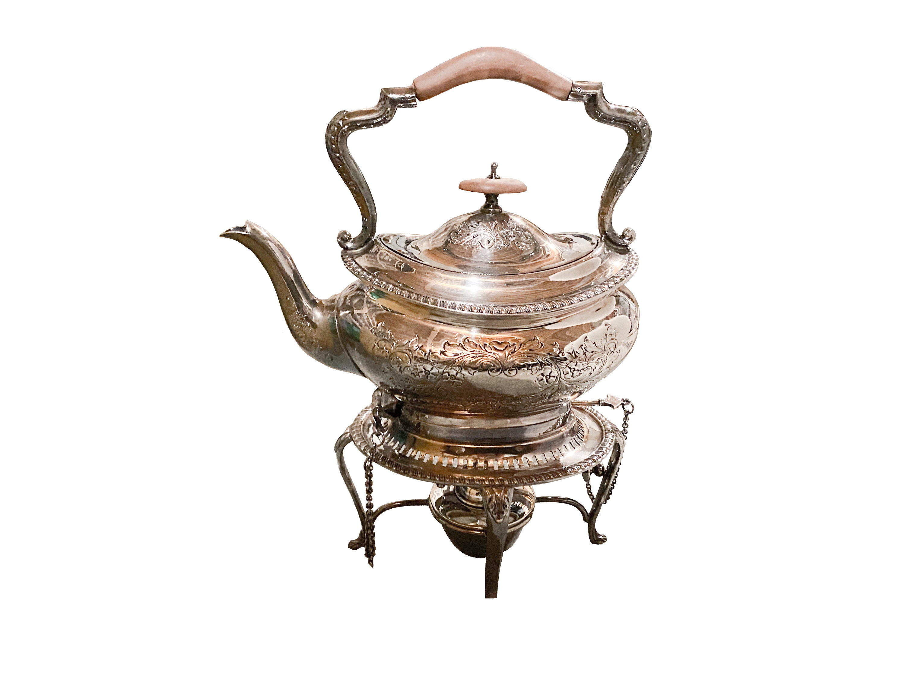 Vintage Silver Plated Teapot Royal Ascot Oriental Style Teapot