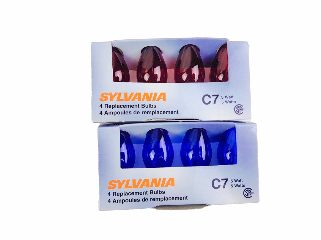 Set of 2 Sylvania Outdoor Christmas Tree Replacement Light Etsy