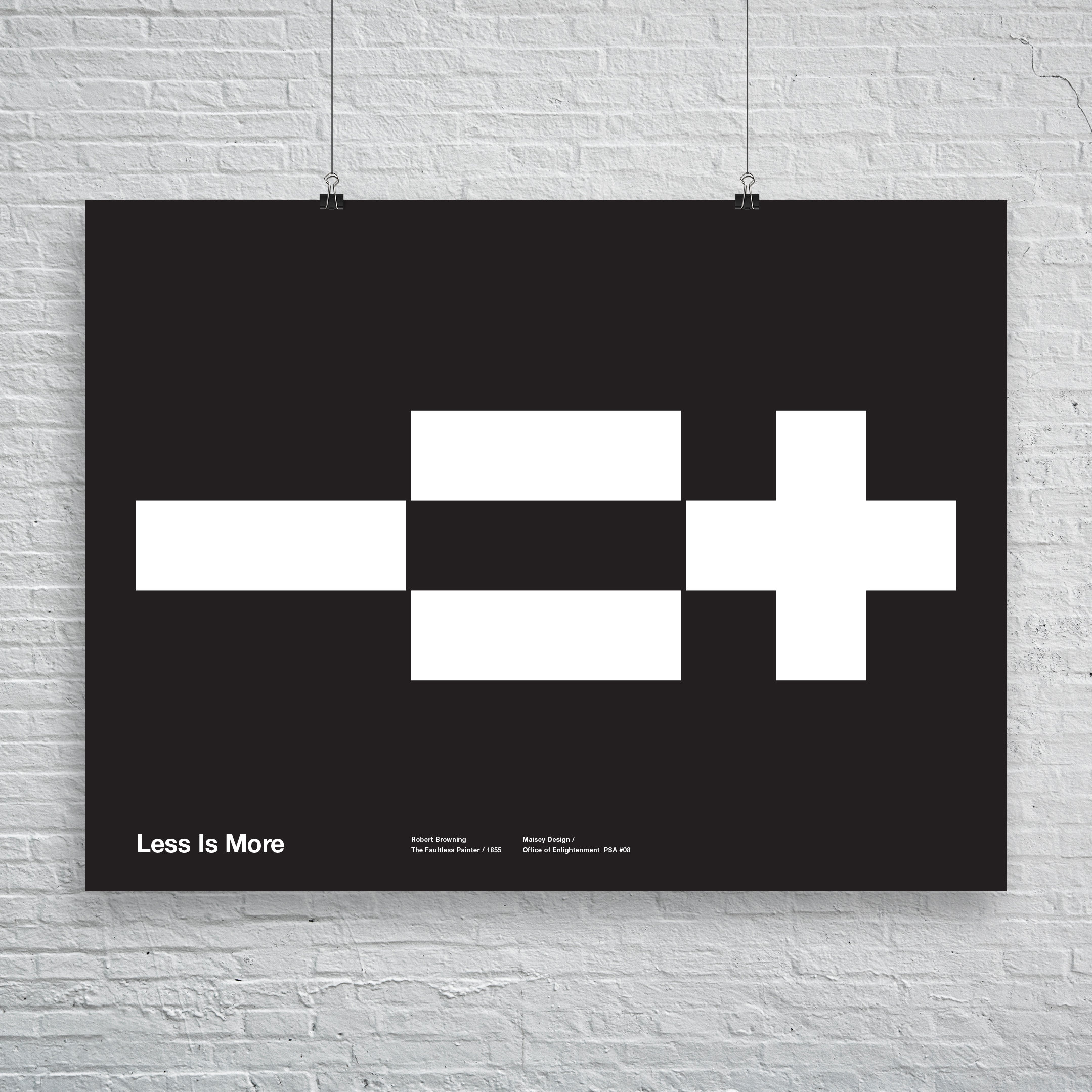 LESS IS MORE アートブック Less is More: 20th Anniversary Edition: Limited Colour Graphics in