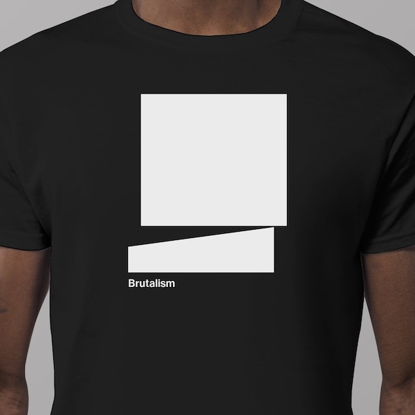 T-shirt de conception graphique d'architecture de brutalisme T-shirt
