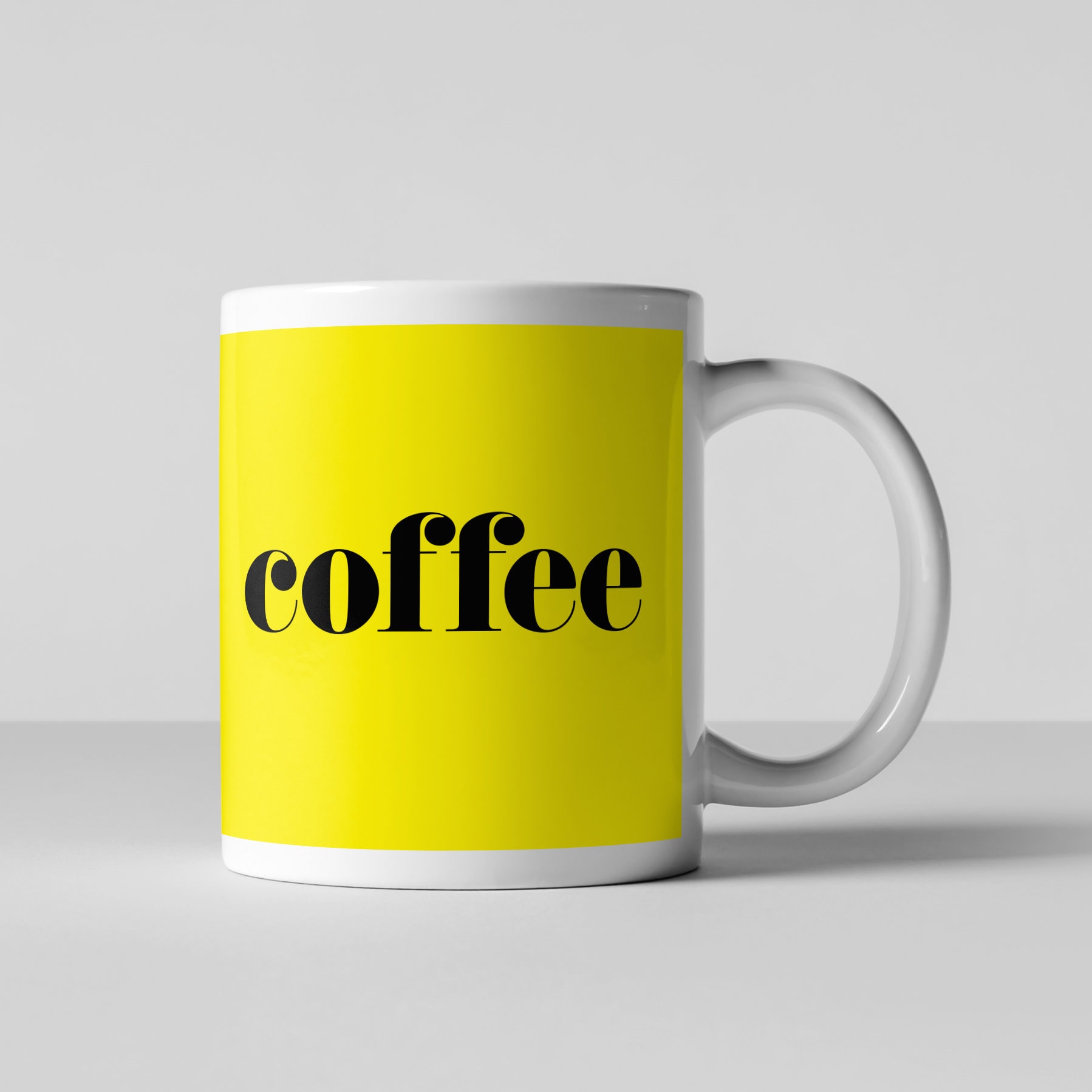 Coffee Tea Minimalist Fuel Black and White Coffee Tea Mug Etsy
