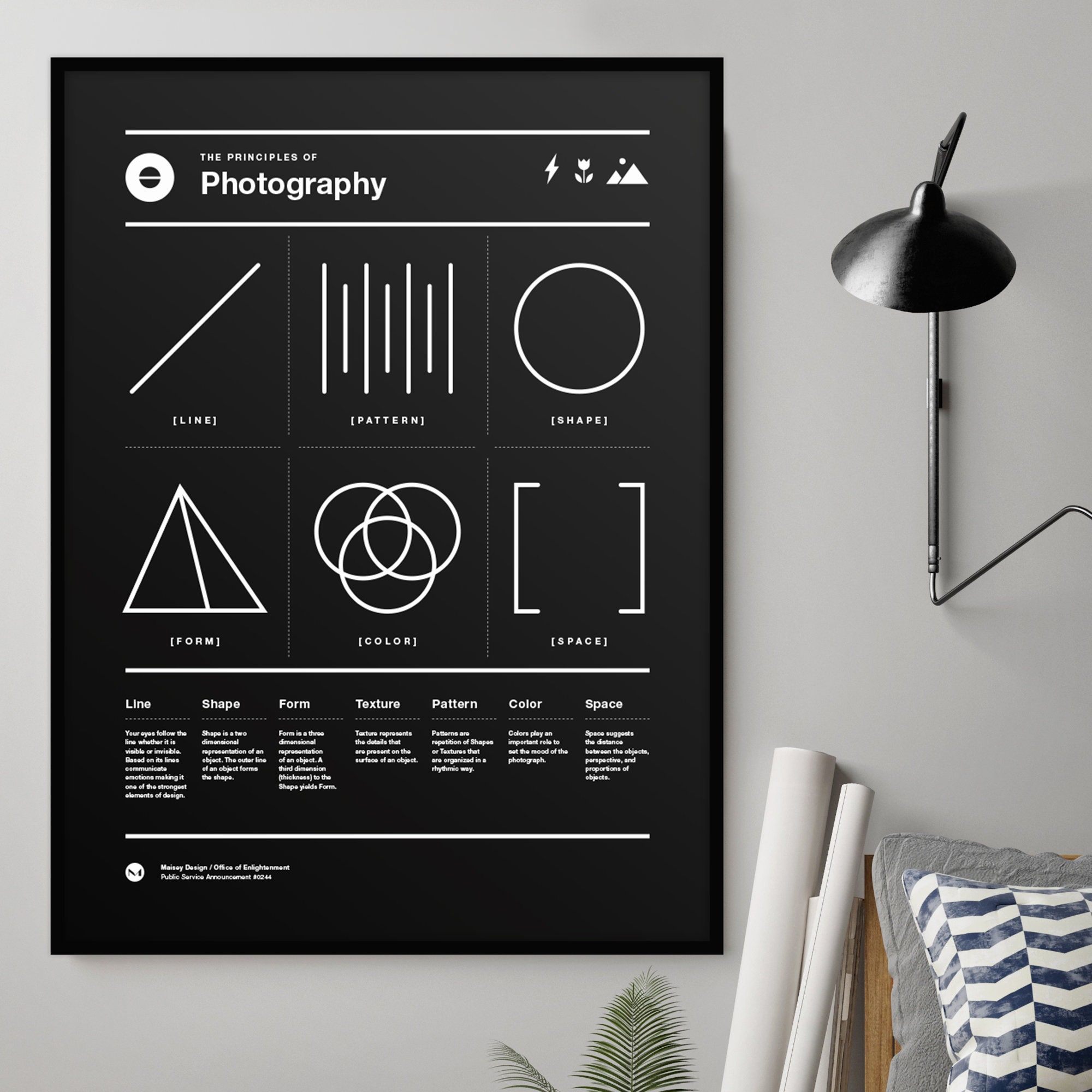 Photography Principles Photography Principles Infographic, Camera, Helvetica, Typographic ...