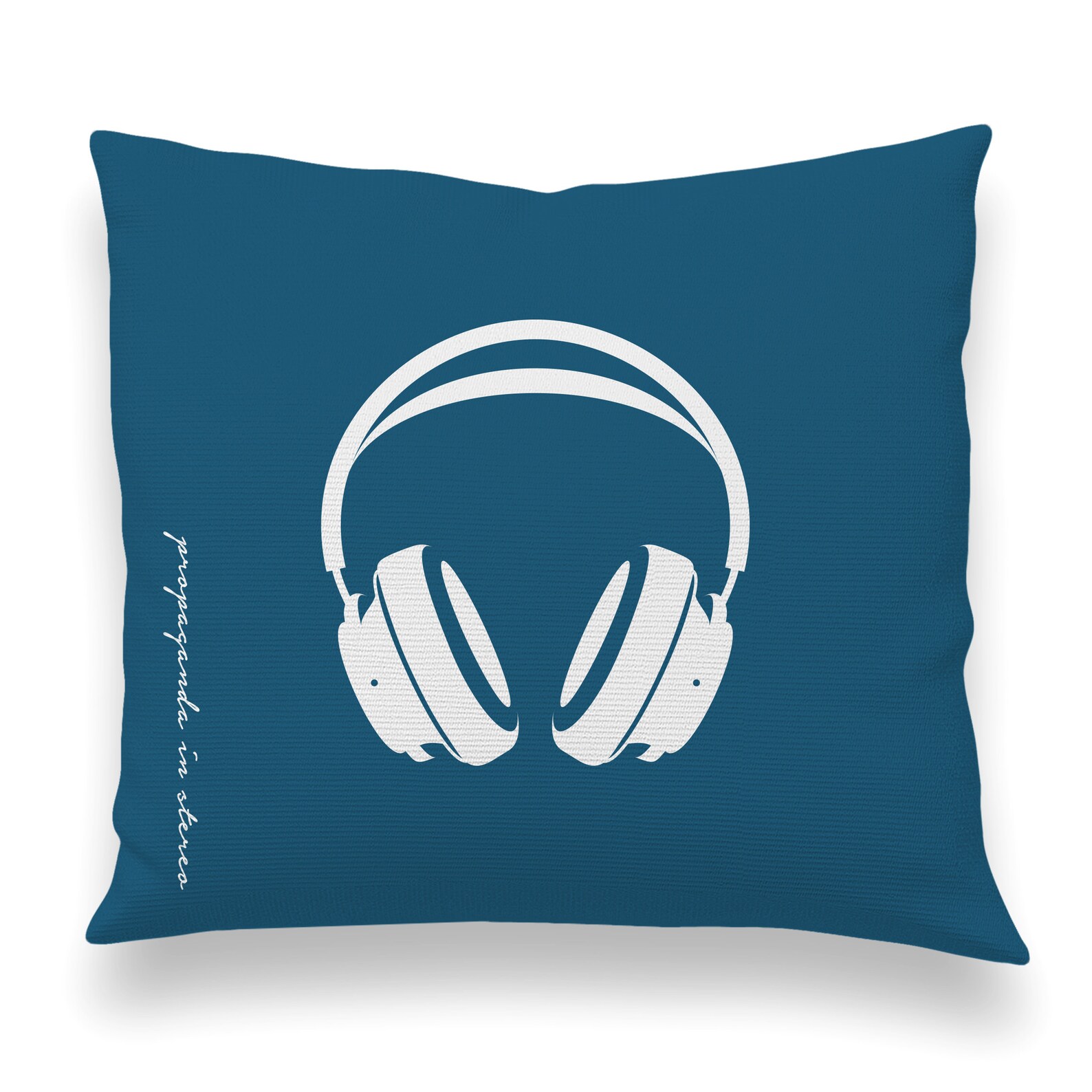 Hi Fi Headphones Pillow Cover. Pillow Case. Pillow Sham. Throw Pillow