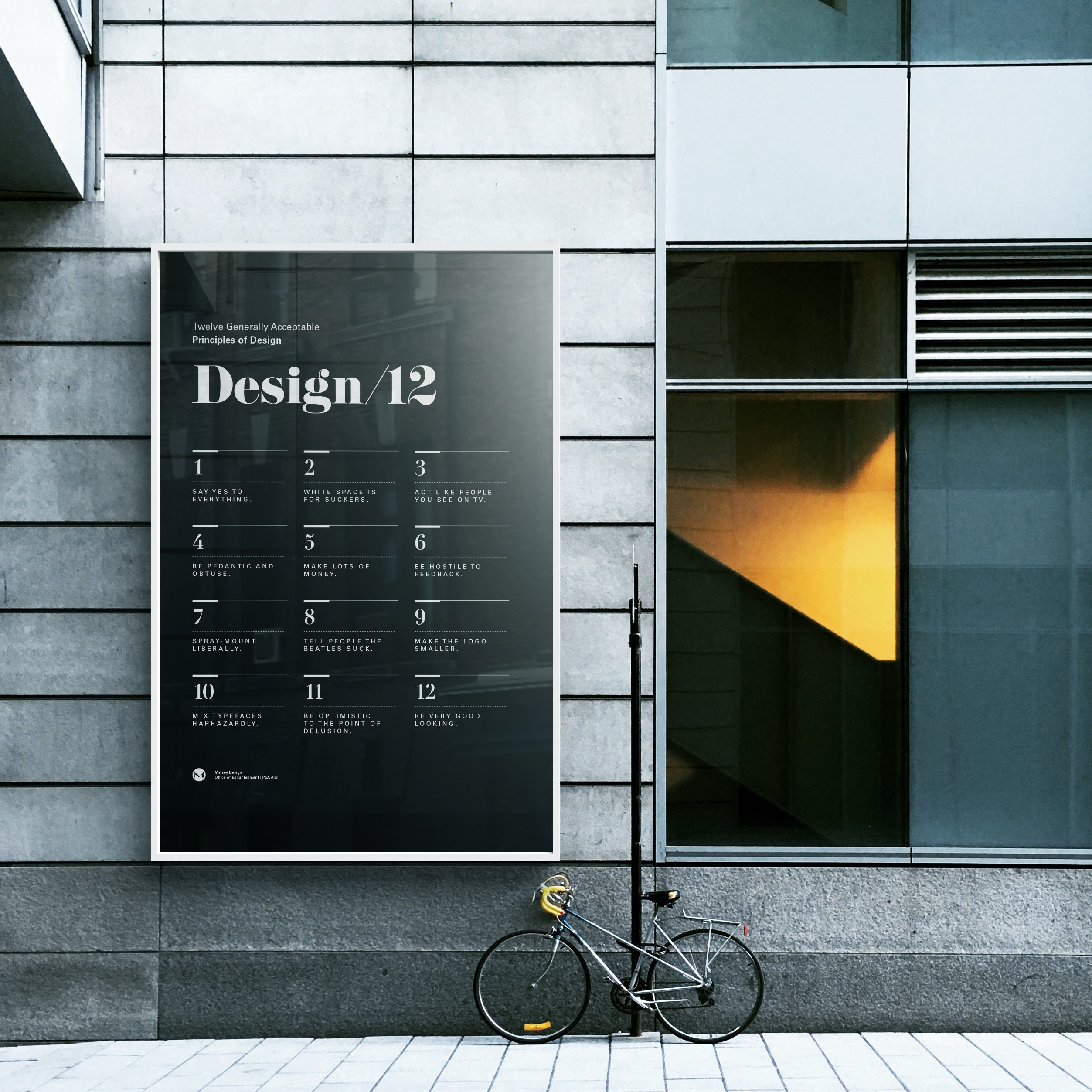12 Principles of Design UX/UI Graphic Illustration Helvetica Typography ...