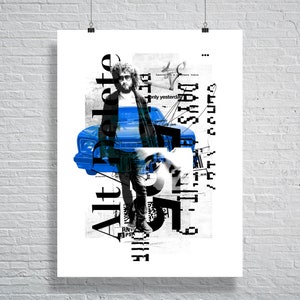 Guy On Street - street art, typography, helvetica, graffiti, collage art, mixed media, graphic design, hip hop, nyc, photography, abstract