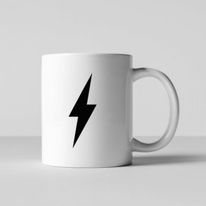 Lightning Bolt Aspirational Coffee, Tea, Brooklyn, Bronx Queens, NYC, Helvetica, Musik, Lustig, Arbeit, Büro, Spruch, Küche, Kick Ass