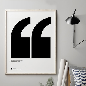 Helvetica typographic quote poster, graphic design, stereo, dj, hip hop,music, interior design, minimalism, brutalism, architecture