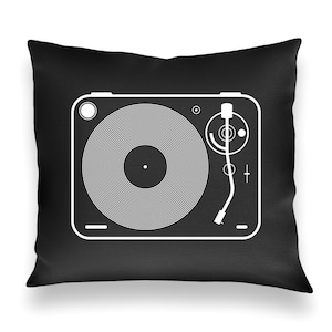 Vintage Turntable Pillow