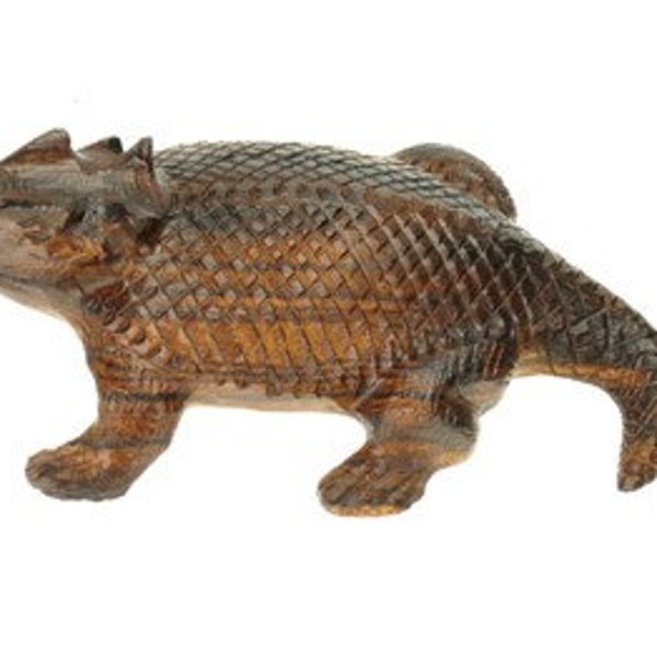 Desert Ironwood Horned Toad carving