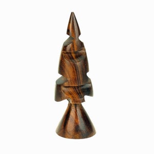 Desert Ironwood Sequoia Tree 3-D 3" Magnet carving