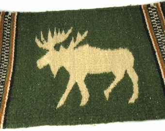 Mantel individual de alce silvestre zapoteco