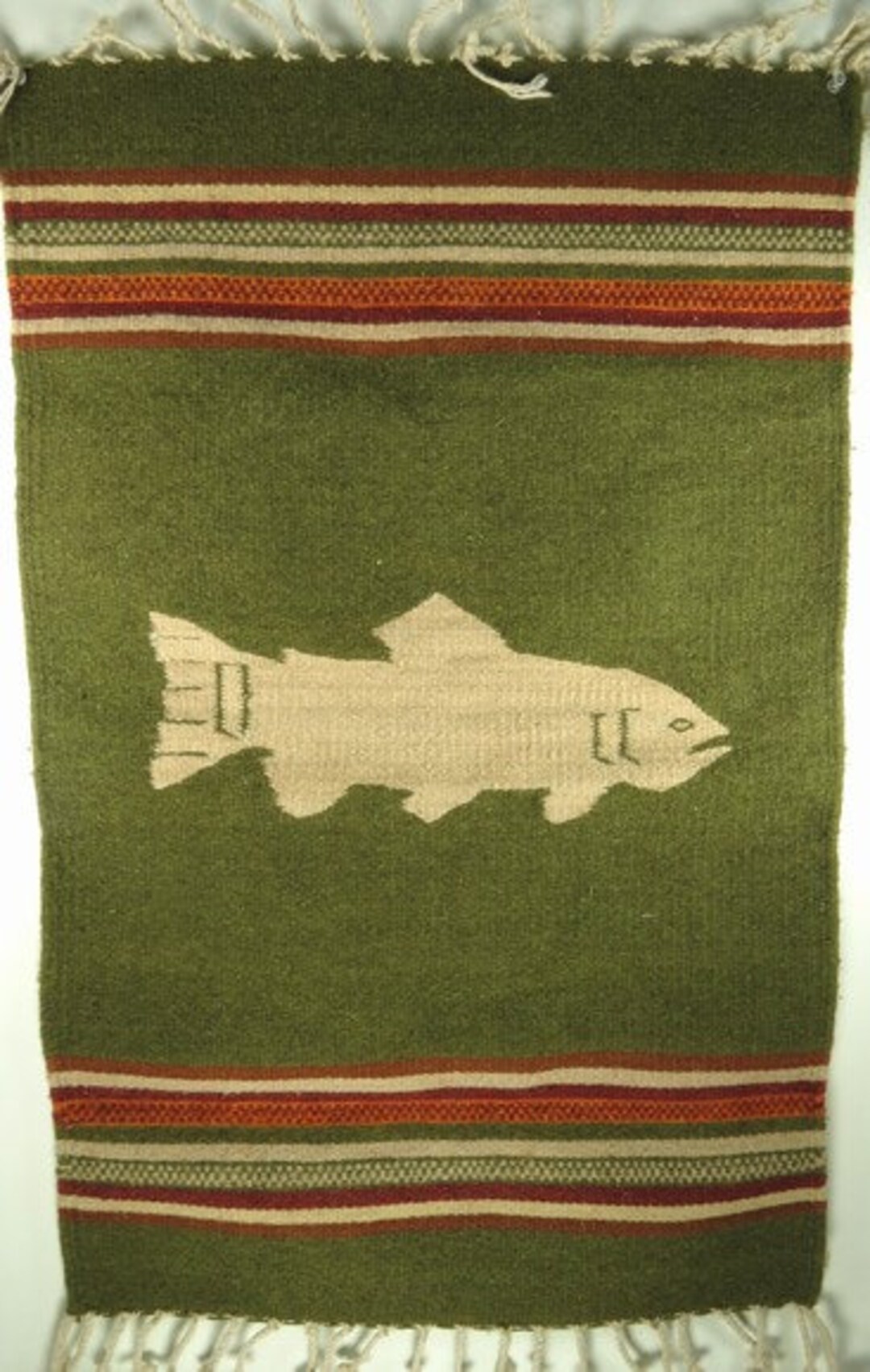 Zapotec Wildlife Trout Rug - Etsy