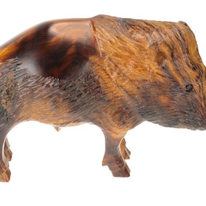 Desert Ironwood Javelina carving