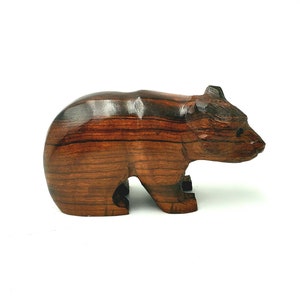 Desert Ironwood Bear, Smooth carving