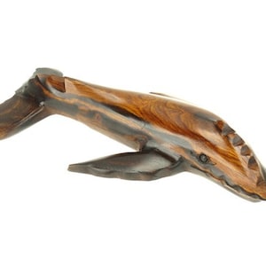 Desert Ironwood Humpback Whale carving