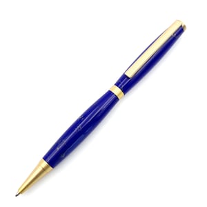 Lapis Lazuli TruStone Slimline Twist Pen (Choose Finish)