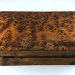 Thuya Burl Large Rectangle Hinged Box