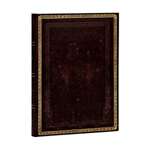 Midi Black Moroccan 5&quot; x 7&quot; lined Journal - PAPERBLANKS 9781439735190