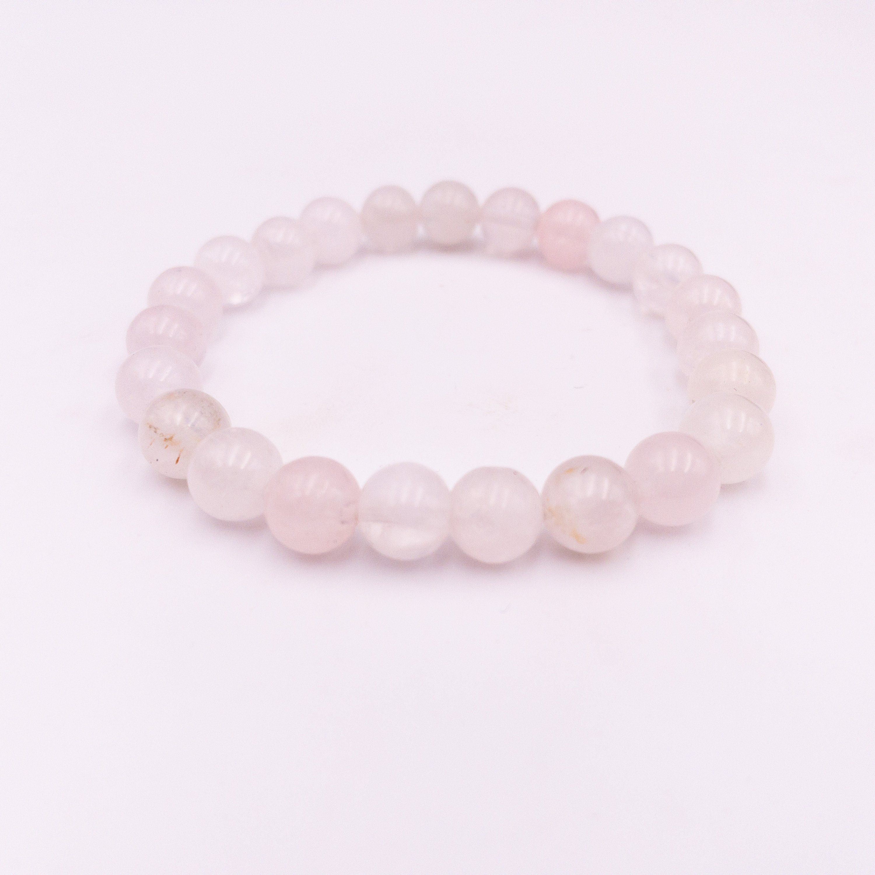 Genuine Gemstone Rose Quartz Bead Bracelet 4mm and 8mm Etsy UK
