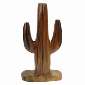 Desert Ironwood Saguaro Cactus carving