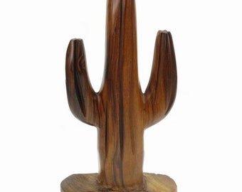 Desert Ironwood Saguaro Cactus carving