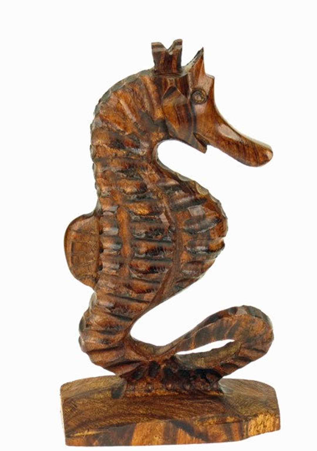 Sculpture d'hippocampe en bois de fer du désert -  France