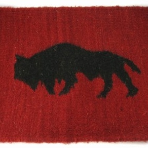 Zapotec Wildlife Buffalo Placemat - bison