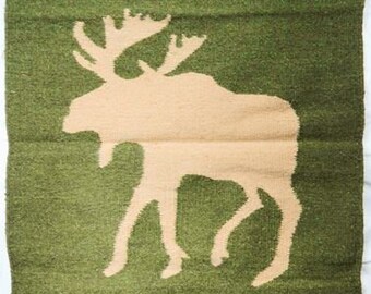 Zapotec Wildlife Moose Rug