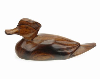 Desert Ironwood Duck carving