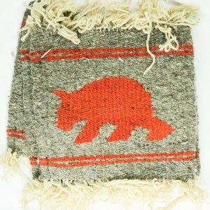 Zapotec Wildlife Bear Coaster Set