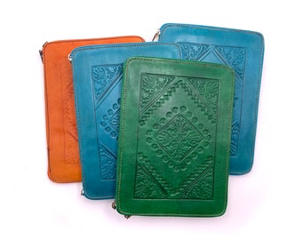 Genuine Moroccan Leather Tablet Case 7 1/4" x 10"
