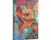Lined Humming Dragon Mini 3 3 4 quot x 5 1 2 quot Hardcover Android Jones Collection - PAPERBLANKS 9781439781838
