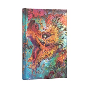Lined Humming Dragon Mini  3 3/4&quot; x 5 1/2&quot; Hardcover Android Jones Collection - PAPERBLANKS 9781439781838