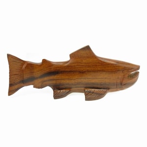 Desert Ironwood Salmon carving