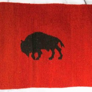 Zapotec Buffalo Table Runner - bison