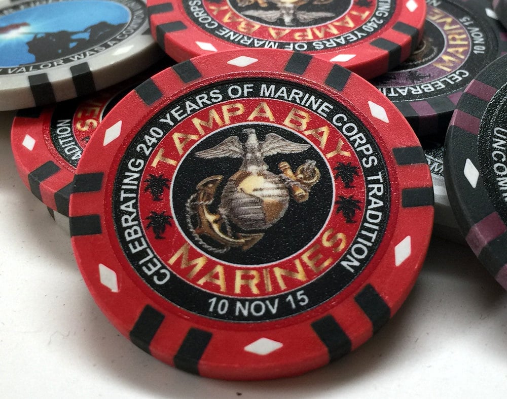 Personalized Heavy Clay Poker Chips 50 Quantity Etsy