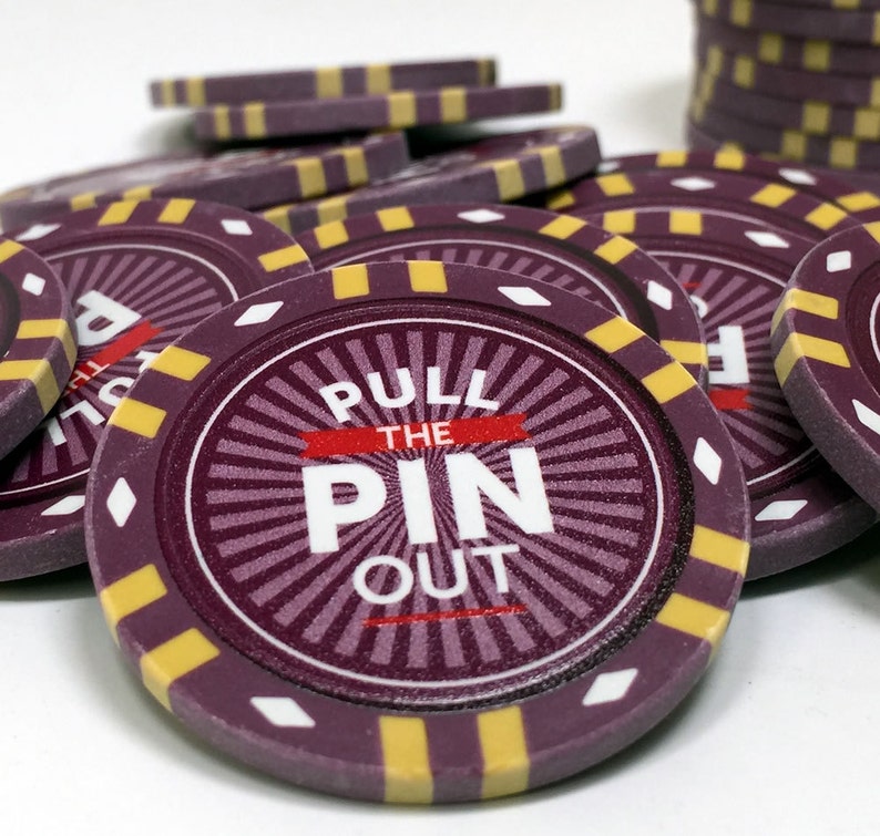Personalized Heavy Clay Poker Chips 50 Quantity Etsy