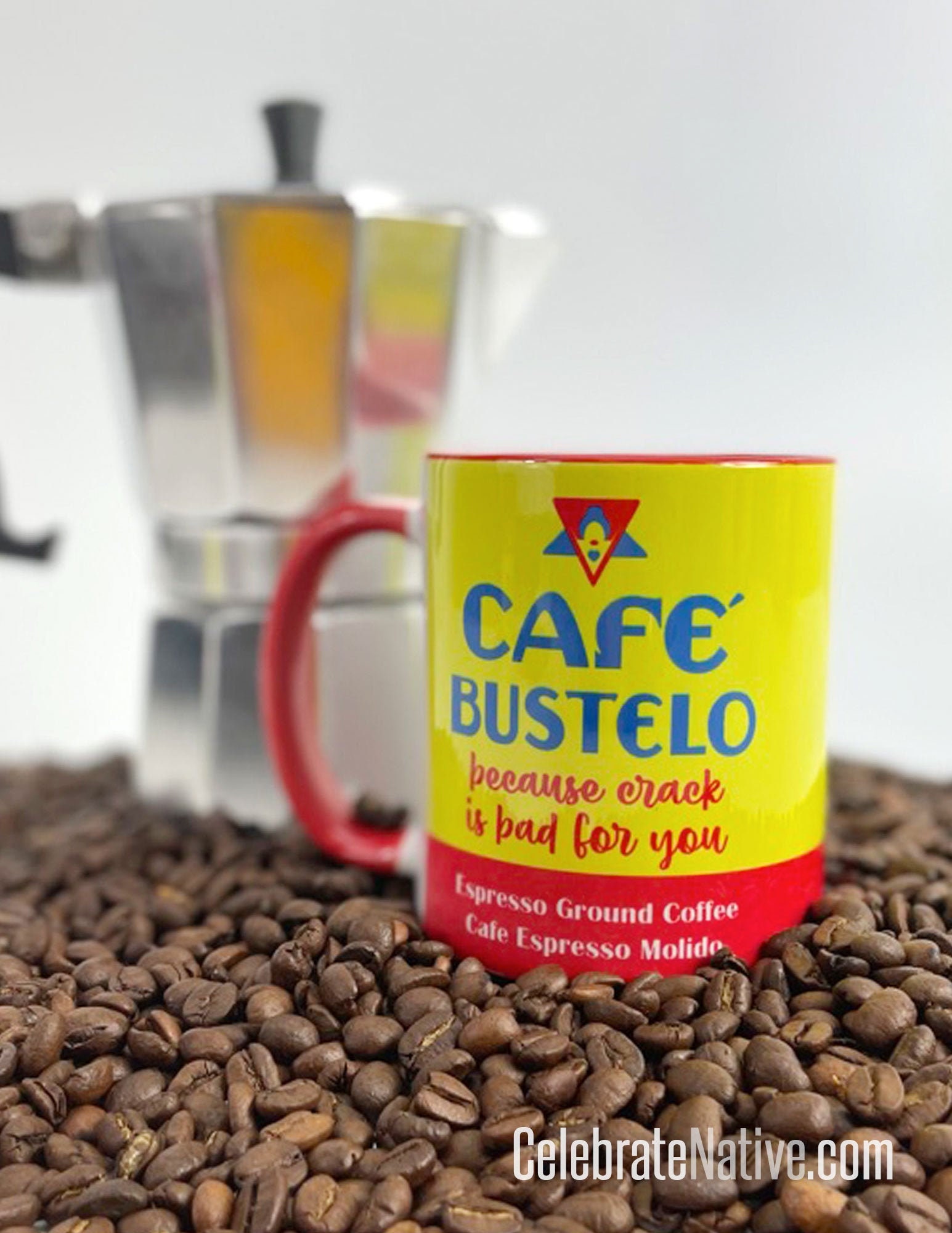 Vaak gesproken Soedan twist Cafe Bustelo Mug Coffee Because Crack is Bad Puerto Rican - Etsy