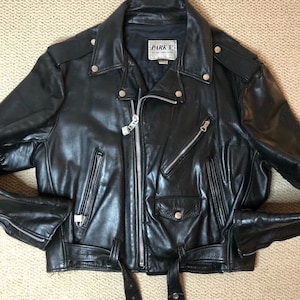 Vintage Leather Moto Jacket