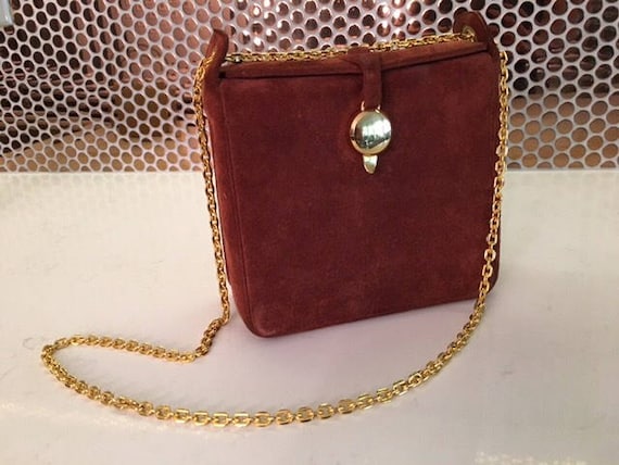 Vintage 70's Suede Shoulder Bag - image 6