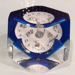 Vintage Clock Parts Paperweight