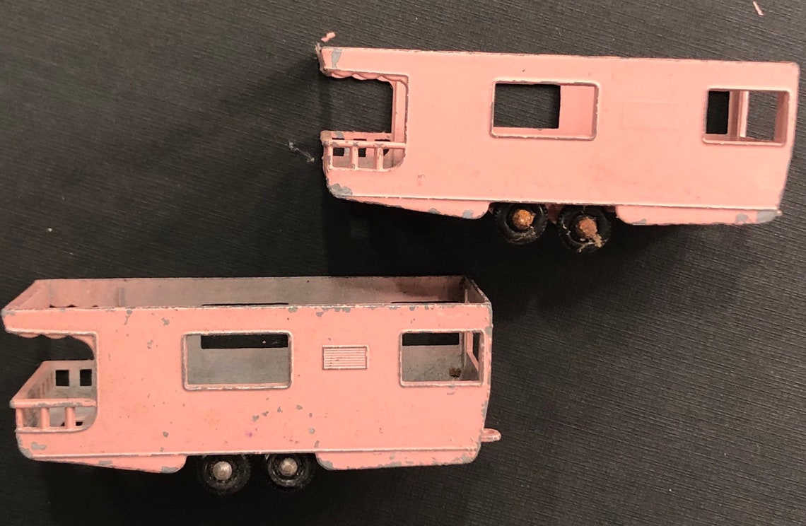 1965 Hot Wheels Trailer Caravan X 2 Etsy