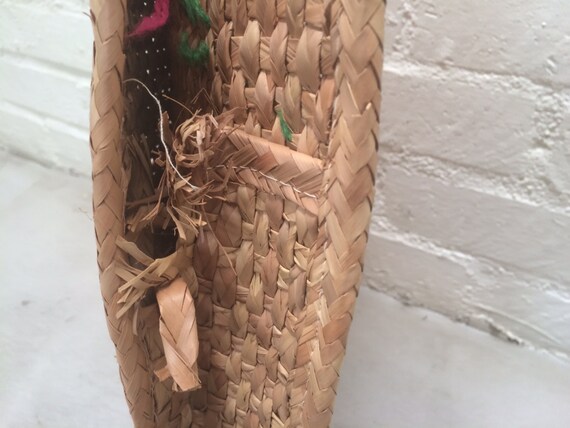 Vintage 'MEXICO' Straw Tote - image 4