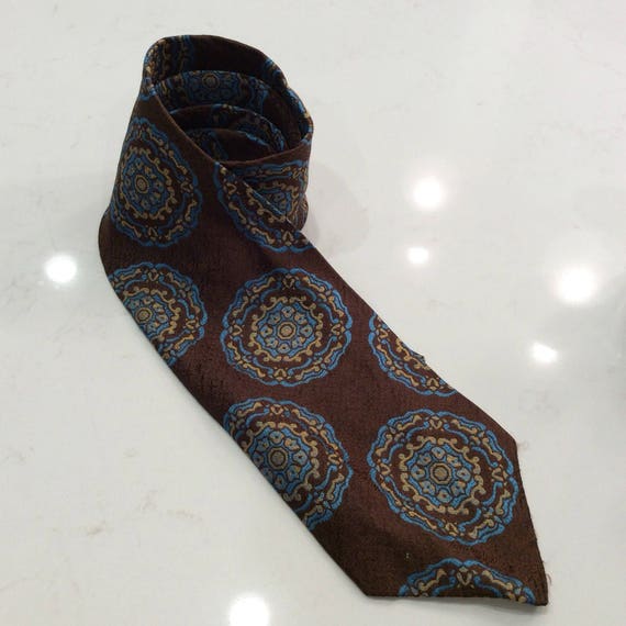 Vintage 70's Men's Silk Tie