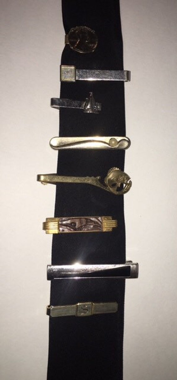 8 Assorted VINTAGE Men's Tie Bars