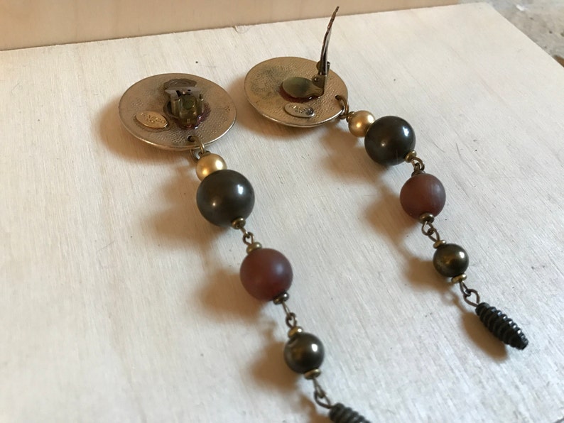 Retro Clip on Rasco NYC Earrings Etsy