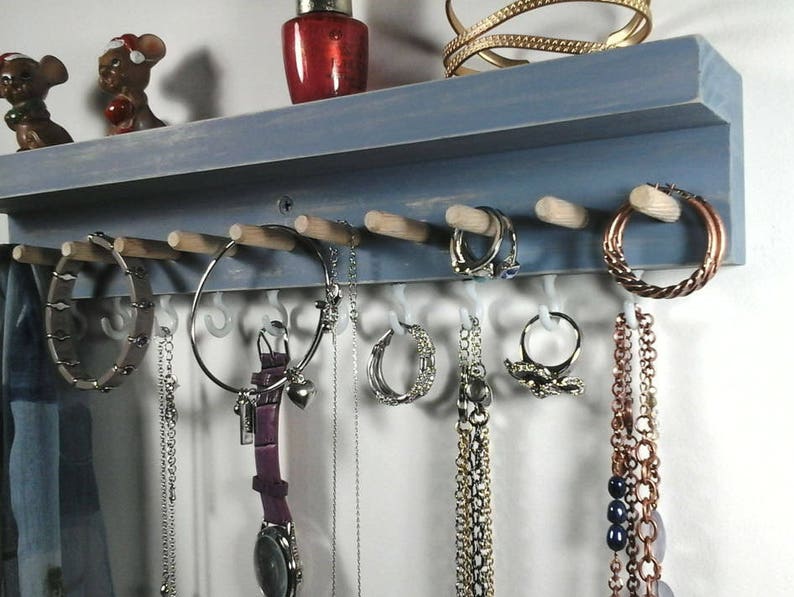 Jewelry Organizer Wall Ring Holder Necklace Hanger Earring Image 0