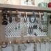 Jewelry Organizer Wall Mount Necklace Bracelet Ring Earring Holder. All in One Wall Hanging Jewelry Organizer Display. Unique One of a Kind! 