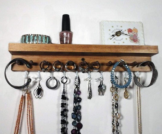 Tie Belt Rack Holder Mount Organizer Scarf Necklace Hanger Wall